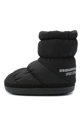 Детские сапоги DSQUARED2 черного цвета по цене 12450 руб., арт. 64929/PIUMIN0 IDR0/28-35 | Фото 2 Детские сапоги DSQUARED2 черного цвета, арт. 64929/PIUMIN0 IDR0/28-35 | Фото 2