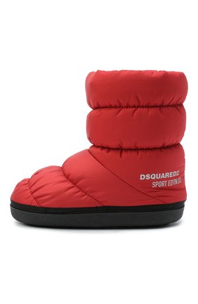 Детские сапоги DSQUARED2 красного цвета по цене 13650 руб., арт. 64929/PIUMIN0 IDR0/36-41 | Фото 2 Детские сапоги DSQUARED2 красного цвета, арт. 64929/PIUMIN0 IDR0/36-41 | Фото 2