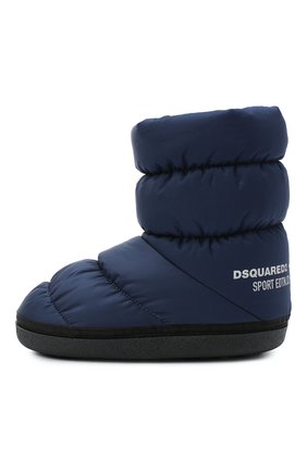 Детские сапоги DSQUARED2 синего цвета по цене 13650 руб., арт. 64929/PIUMIN0 IDR0/36-41 | Фото 2 Детские сапоги DSQUARED2 синего цвета, арт. 64929/PIUMIN0 IDR0/36-41 | Фото 2