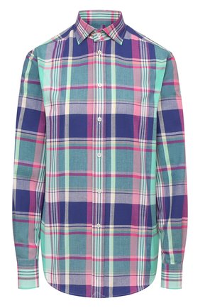 Женская хлопковая рубашка RALPH LAUREN синего цвета по цене 82300 руб., арт. 290797831 | Фото 1 Женская хлопковая рубашка RALPH LAUREN синего цвета, арт. 290797831 | Фото 1