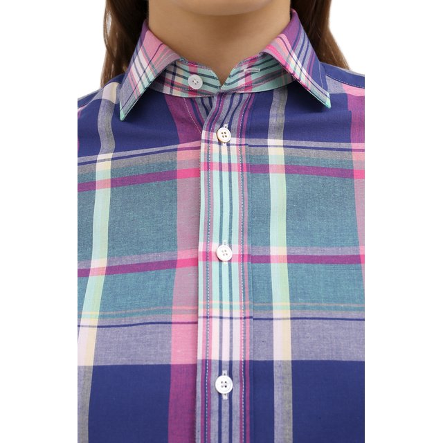 фото Хлопковая рубашка ralph lauren