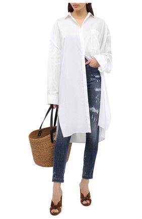 Женские джинсы DOLCE & GABBANA голубого цвета по цене 62200 руб., арт. FTBXHD/G8CS4 | Фото 2 Женские джинсы DOLCE & GABBANA голубого цвета, арт. FTBXHD/G8CS4 | Фото 2