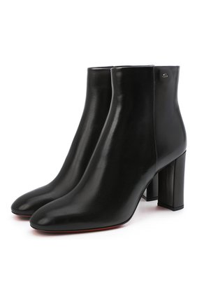 Женские кожаные ботильоны SANTONI черного цвета по цене 59750 руб., арт. WTNM58899HI2NSZAN01 | Фото 1 Женские кожаные ботильоны SANTONI черного цвета, арт. WTNM58899HI2NSZAN01 | Фото 1