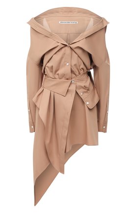 Женское хлопковое платье ALEXANDER WANG бежевого цвета по цене 83600 руб., арт. 1WC2206324 | Фото 1 Женское хлопковое платье ALEXANDER WANG бежевого цвета, арт. 1WC2206324 | Фото 1