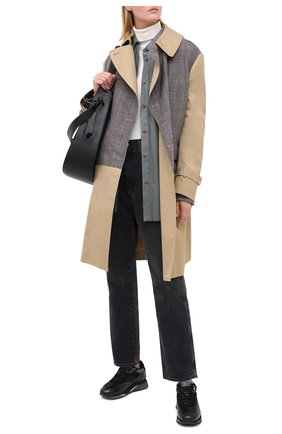 Женские кожаные кроссовки SANTONI черного цвета по цене 44650 руб., арт. WBFW60582NGGPAENN50 | Фото 2 Женские кожаные кроссовки SANTONI черного цвета, арт. WBFW60582NGGPAENN50 | Фото 2