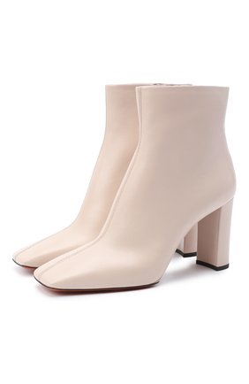 Женские кожаные ботильоны SANTONI бежевого цвета по цене 59950 руб., арт. WTML58889HA2NSCKI75 | Фото 1 Женские кожаные ботильоны SANTONI бежевого цвета, арт. WTML58889HA2NSCKI75 | Фото 1