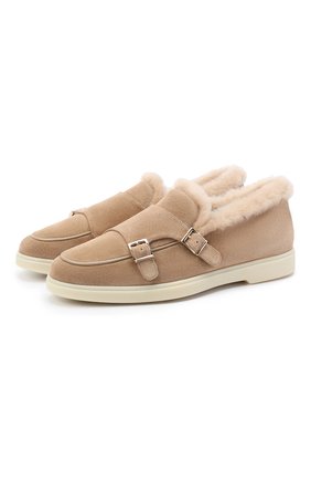 Женские замшевые ботинки SANTONI коричневого цвета по цене 42700 руб., арт. WUYA58865TISAPFRC23 | Фото 1 Женские замшевые ботинки SANTONI коричневого цвета, арт. WUYA58865TISAPFRC23 | Фото 1
