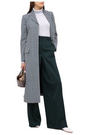 Женские шерстяные брюки LANVIN зеленого цвета по цене 89950 руб., арт. RW-TR510U-4576-A20 | Фото 2 Женские шерстяные брюки LANVIN зеленого цвета, арт. RW-TR510U-4576-A20 | Фото 2