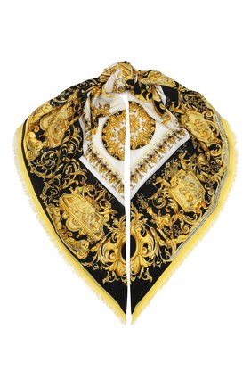 Женский платок из шерсти и шелка VERSACE разноцветного цвета по цене 49950 руб., арт. IF01401/A236221 | Фото 1 Женский платок из шерсти и шелка VERSACE разноцветного цвета, арт. IF01401/A236221 | Фото 1