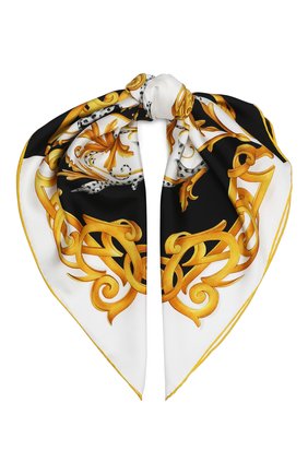 Женский шелковый платок VERSACE разноцветного цвета по цене 21550 руб., арт. IF07001/A236212 | Фото 1 Женский шелковый платок VERSACE разноцветного цвета, арт. IF07001/A236212 | Фото 1