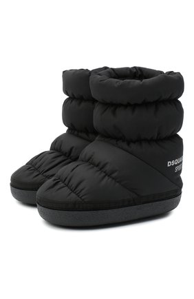 Детские сапоги DSQUARED2 черного цвета по цене 10950 руб., арт. 64929/PIUMIN0 IDR0/18-27 | Фото 1 Детские сапоги DSQUARED2 черного цвета, арт. 64929/PIUMIN0 IDR0/18-27 | Фото 1