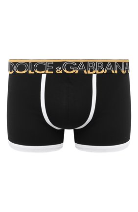 Мужские хлопковые боксеры DOLCE & GABBANA черного цвета по цене 4750 руб., арт. M4B74J/FUECH | Фото 1 Мужские хлопковые боксеры DOLCE & GABBANA черного цвета, арт. M4B74J/FUECH | Фото 1