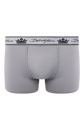 Мужские хлопковые боксеры DOLCE & GABBANA серого цвета по цене 4750 руб., арт. M4B72J/FUGHH | Фото 1 Мужские хлопковые боксеры DOLCE & GABBANA серого цвета, арт. M4B72J/FUGHH | Фото 1