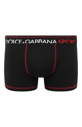 Мужские хлопковые боксеры DOLCE & GABBANA черного цвета по цене 4750 руб., арт. M4B70J/FUECH | Фото 1 Мужские хлопковые боксеры DOLCE & GABBANA черного цвета, арт. M4B70J/FUECH | Фото 1