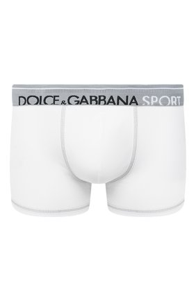 Мужские хлопковые боксеры DOLCE & GABBANA белого цвета по цене 4750 руб., арт. M4B70J/FUECH | Фото 1 Мужские хлопковые боксеры DOLCE & GABBANA белого цвета, арт. M4B70J/FUECH | Фото 1