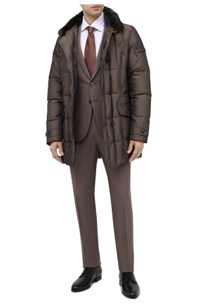 Мужские кожаные дерби SANTONI черного цвета по цене 68650 руб., арт. MCLE16204SI1ESCSN01 | Фото 2 Мужские кожаные дерби SANTONI черного цвета, арт. MCLE16204SI1ESCSN01 | Фото 2