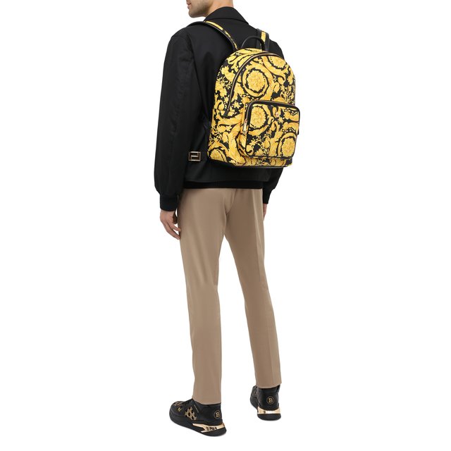 фото Кожаный рюкзак versace