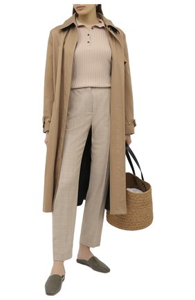 Женские шерстяные брюки RALPH LAUREN бежевого цвета по цене 99500 руб., арт. 290821336 | Фото 2 Женские шерстяные брюки RALPH LAUREN бежевого цвета, арт. 290821336 | Фото 2