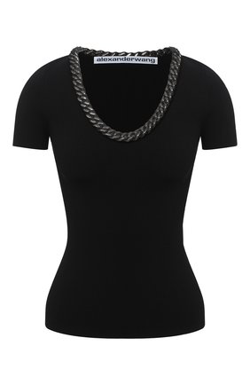 Женская топ ALEXANDER WANG черного цвета по цене 69950 руб., арт. 1KC2201011 | Фото 1 Женская топ ALEXANDER WANG черного цвета, арт. 1KC2201011 | Фото 1