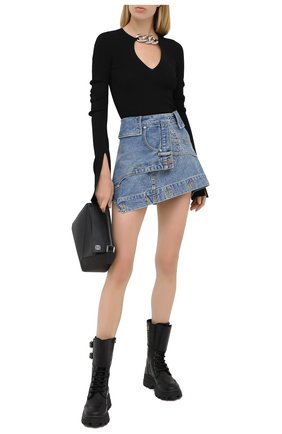 Женская пуловер из вискозы ALEXANDER WANG черного цвета по цене 57800 руб., арт. 1KC2201018 | Фото 2 Женская пуловер из вискозы ALEXANDER WANG черного цвета, арт. 1KC2201018 | Фото 2