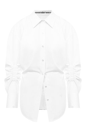 Женская хлопковая рубашка ALEXANDER WANG белого цвета по цене 52050 руб., арт. 1WC2201376 | Фото 1 Женская хлопковая рубашка ALEXANDER WANG белого цвета, арт. 1WC2201376 | Фото 1