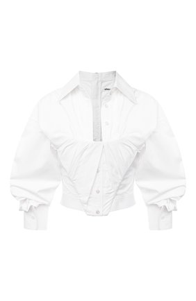 Женская хлопковая блузка ALEXANDER WANG белого цвета по цене 62500 руб., арт. 1WC2201384 | Фото 1 Женская хлопковая блузка ALEXANDER WANG белого цвета, арт. 1WC2201384 | Фото 1