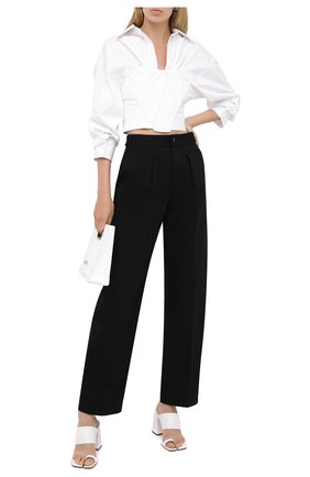 Женская хлопковая блузка ALEXANDER WANG белого цвета по цене 62500 руб., арт. 1WC2201384 | Фото 2 Женская хлопковая блузка ALEXANDER WANG белого цвета, арт. 1WC2201384 | Фото 2