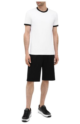 Мужские хлопковая футболка DOLCE & GABBANA белого цвета по цене 14950 руб., арт. M8E41J/FUECH | Фото 2 Мужские хлопковая футболка DOLCE & GABBANA белого цвета, арт. M8E41J/FUECH | Фото 2