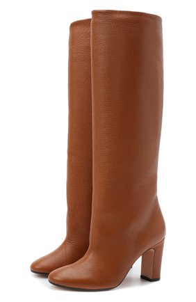 Женские кожаные сапоги KITON оранжевого цвета по цене 159500 руб., арт. D50809X04T82 | Фото 1 Женские кожаные сапоги KITON оранжевого цвета, арт. D50809X04T82 | Фото 1