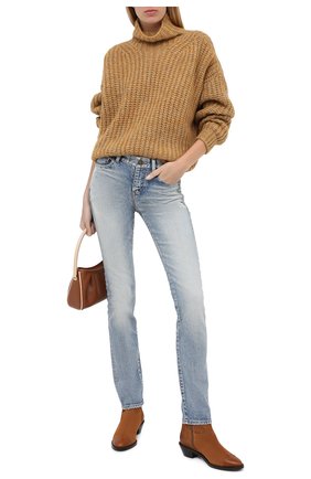Женские кожаные ботинки western SEE BY CHLOÉ коричневого цвета по цене 30900 руб., арт. SB35041A/12082 | Фото 2 Женские кожаные ботинки western SEE BY CHLOÉ коричневого цвета, арт. SB35041A/12082 | Фото 2