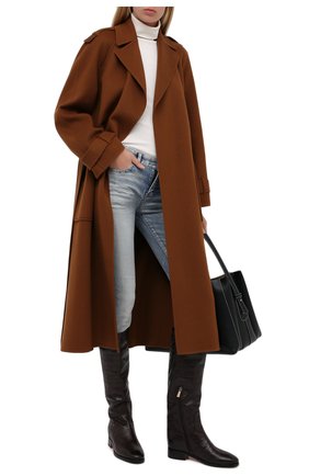 Женские кожаные сапоги SANTONI коричневого цвета по цене 98750 руб., арт. WSNH58900BJ2NE00T50 | Фото 2 Женские кожаные сапоги SANTONI коричневого цвета, арт. WSNH58900BJ2NE00T50 | Фото 2