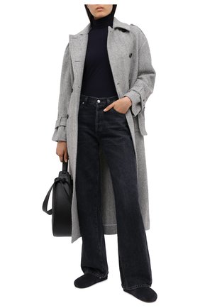 Женская водолазка JIL SANDER темно-синего цвета по цене 19850 руб., арт. JSCR705047-WR477108 | Фото 2 Женская водолазка JIL SANDER темно-синего цвета, арт. JSCR705047-WR477108 | Фото 2