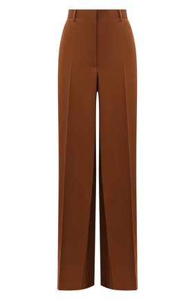 Женские шерстяные брюки LANVIN коричневого цвета по цене 94350 руб., арт. RW-TR510U-4576-A20 | Фото 1 Женские шерстяные брюки LANVIN коричневого цвета, арт. RW-TR510U-4576-A20 | Фото 1