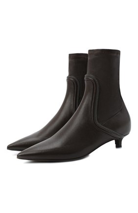 Женские кожаные ботильоны BRUNELLO CUCINELLI коричневого цвета по цене 98450 руб., арт. MZNSC1883P | Фото 1 Женские кожаные ботильоны BRUNELLO CUCINELLI коричневого цвета, арт. MZNSC1883P | Фото 1