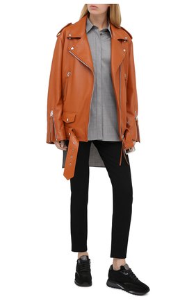 Женские замшевые кроссовки SANTONI черного цвета по цене 42700 руб., арт. WBFW60582NGGPFTHN50 | Фото 2 Женские замшевые кроссовки SANTONI черного цвета, арт. WBFW60582NGGPFTHN50 | Фото 2