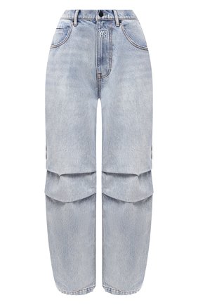 Женские джинсы DENIM X ALEXANDER WANG голубого цвета по цене 34150 руб., арт. 4DC2194485 | Фото 1 Женские джинсы DENIM X ALEXANDER WANG голубого цвета, арт. 4DC2194485 | Фото 1