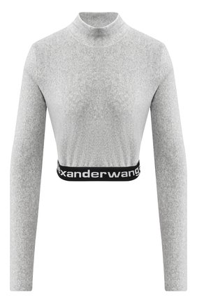 Женский пуловер ALEXANDERWANG.T серого цвета по цене 28500 руб., арт. 4CC2201130 | Фото 1 Женский пуловер ALEXANDERWANG.T серого цвета, арт. 4CC2201130 | Фото 1