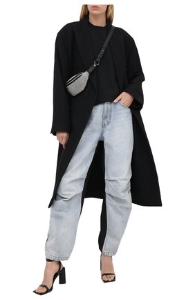 Женская футболка из хлопка и вискозы ALEXANDERWANG.T черного цвета по цене 22000 руб., арт. 4CC2201156 | Фото 2 Женская футболка из хлопка и вискозы ALEXANDERWANG.T черного цвета, арт. 4CC2201156 | Фото 2