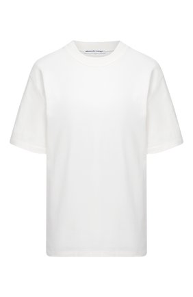 Женская футболка из хлопка и вискозы ALEXANDERWANG.T белого цвета по цене 22000 руб., арт. 4CC2201156 | Фото 1 Женская футболка из хлопка и вискозы ALEXANDERWANG.T белого цвета, арт. 4CC2201156 | Фото 1