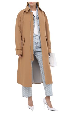 Женская футболка из хлопка и вискозы ALEXANDERWANG.T белого цвета по цене 22000 руб., арт. 4CC2201156 | Фото 2 Женская футболка из хлопка и вискозы ALEXANDERWANG.T белого цвета, арт. 4CC2201156 | Фото 2