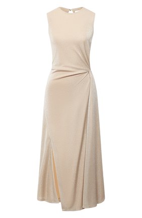 Женское платье-миди LANVIN бежевого цвета по цене 125500 руб., арт. RW-DR366U-4506-A20 | Фото 1 Женское платье-миди LANVIN бежевого цвета, арт. RW-DR366U-4506-A20 | Фото 1