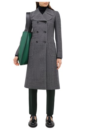 Женское шерстяное пальто LANVIN темно-синего цвета по цене 254000 руб., арт. RW-C0107T-4584-A20 | Фото 2 Женское шерстяное пальто LANVIN темно-синего цвета, арт. RW-C0107T-4584-A20 | Фото 2