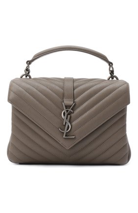 Женская сумка monogram college medium SAINT LAURENT серого цвета по цене 157500 руб., арт. 600279/BRM04 | Фото 1 Женская сумка monogram college medium SAINT LAURENT серого цвета, арт. 600279/BRM04 | Фото 1