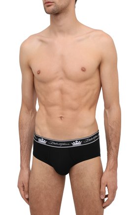 Мужские хлопковые хипсы DOLCE & GABBANA черного цвета по цене 4275 руб., арт. M3B82J/FUGHH | Фото 2 Мужские хлопковые хипсы DOLCE & GABBANA черного цвета, арт. M3B82J/FUGHH | Фото 2