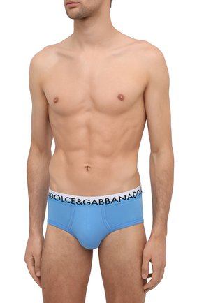 Мужские хлопковые хипсы DOLCE & GABBANA голубого цвета по цене 4275 руб., арт. M3B76J/FUGHH | Фото 2 Мужские хлопковые хипсы DOLCE & GABBANA голубого цвета, арт. M3B76J/FUGHH | Фото 2