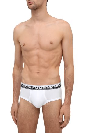 Мужские хлопковые хипсы DOLCE & GABBANA белого цвета по цене 4275 руб., арт. M3B76J/FUGHH | Фото 2 Мужские хлопковые хипсы DOLCE & GABBANA белого цвета, арт. M3B76J/FUGHH | Фото 2