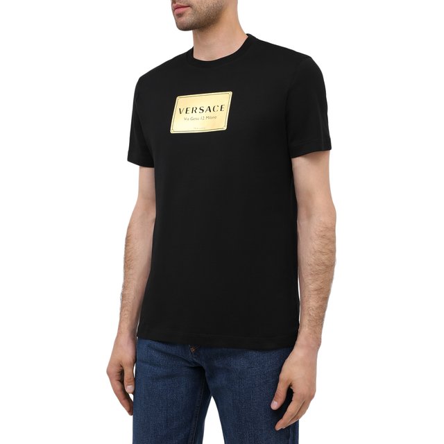фото Хлопковая футболка versace