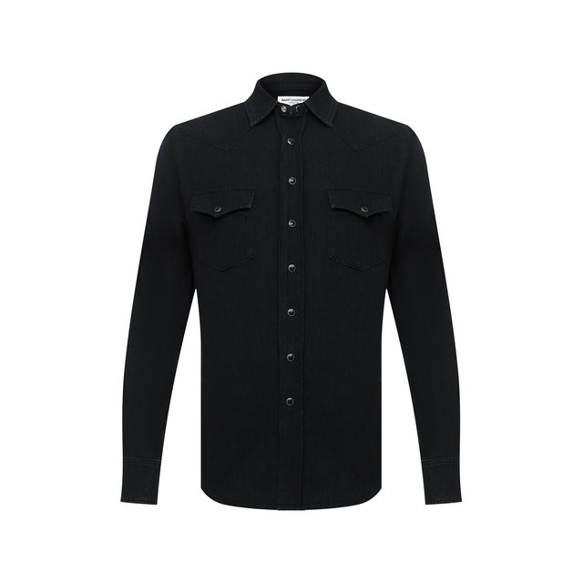 Джинсовая рубашка Yves Saint Laurent 11244747