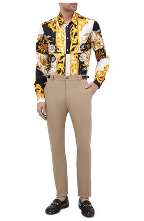 Мужские кожаные лоферы GUCCI черного цвета по цене 67300 руб., арт. 624848/DTN00 | Фото 2 Мужские кожаные лоферы GUCCI черного цвета, арт. 624848/DTN00 | Фото 2