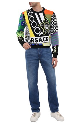Мужские кожаные кеды new ace GUCCI белого цвета по цене 49600 руб., арт. 625783/1XG70 | Фото 2 Мужские кожаные кеды new ace GUCCI белого цвета, арт. 625783/1XG70 | Фото 2